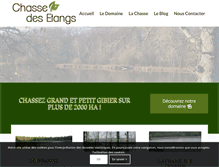 Tablet Screenshot of chassedesetangs.com